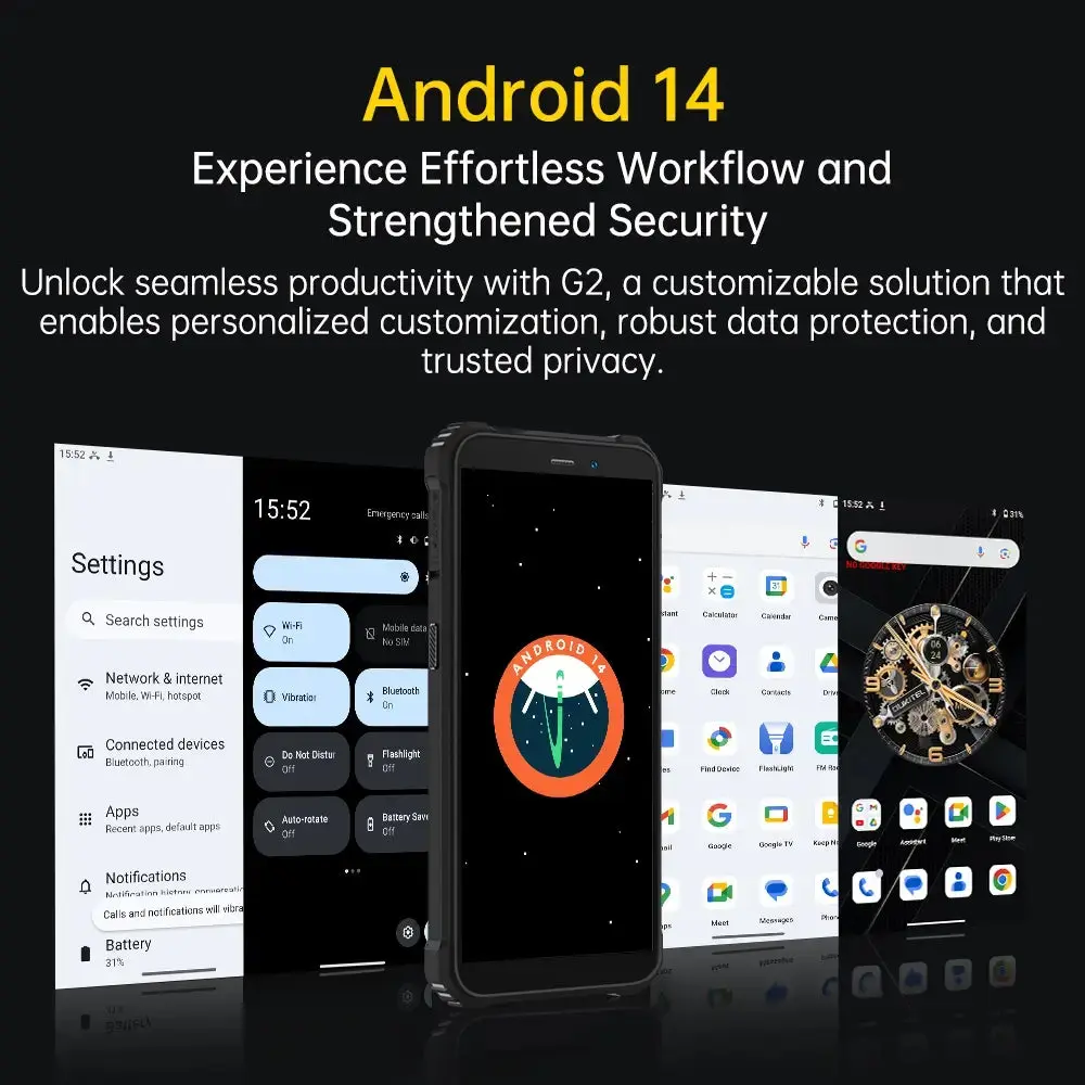 Oukitel G2 Rugged Phone 6-inch 6300mAh Big Battery 13MP Camera (16GB+64GB) - Image 7