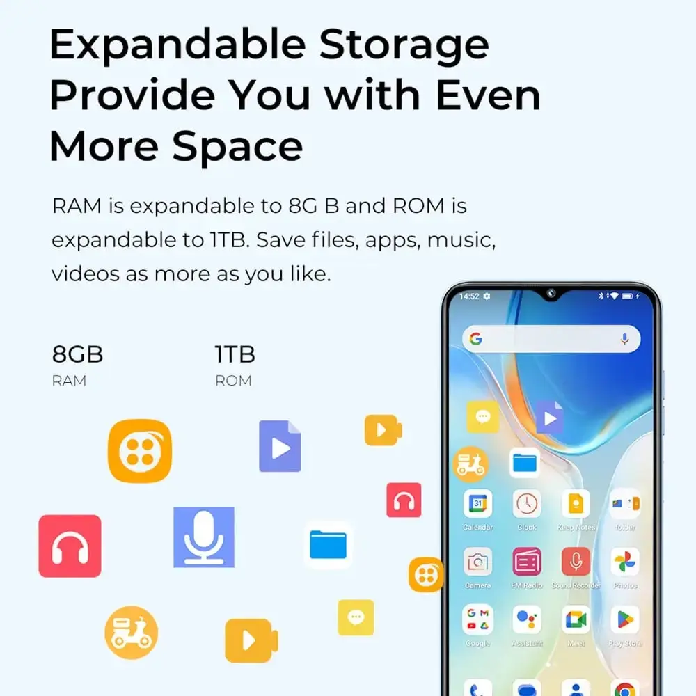Oukitel C36 6.56-inch 5150mAh Battery 9.18mm Ultra-thin Body SmartPhone(4GB+128GB) - Image 6