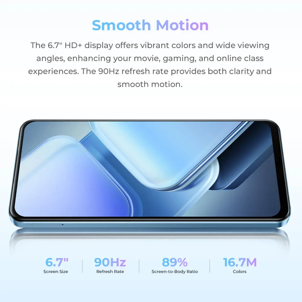 Oukitel C58 6.7-inch 5150mAh Battery 8.7mm Ultra-thin Body SmartPhone(16GB+128GB) - Image 13