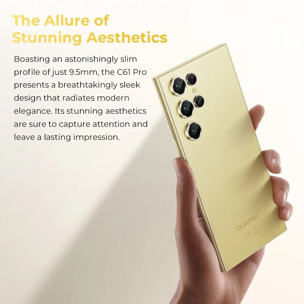 Oukitel C61 Pro 6.88-inch 5150mAh Battery 9.5mm Ultra-thin Body SmartPhone(8GB+256GB) - Image 7