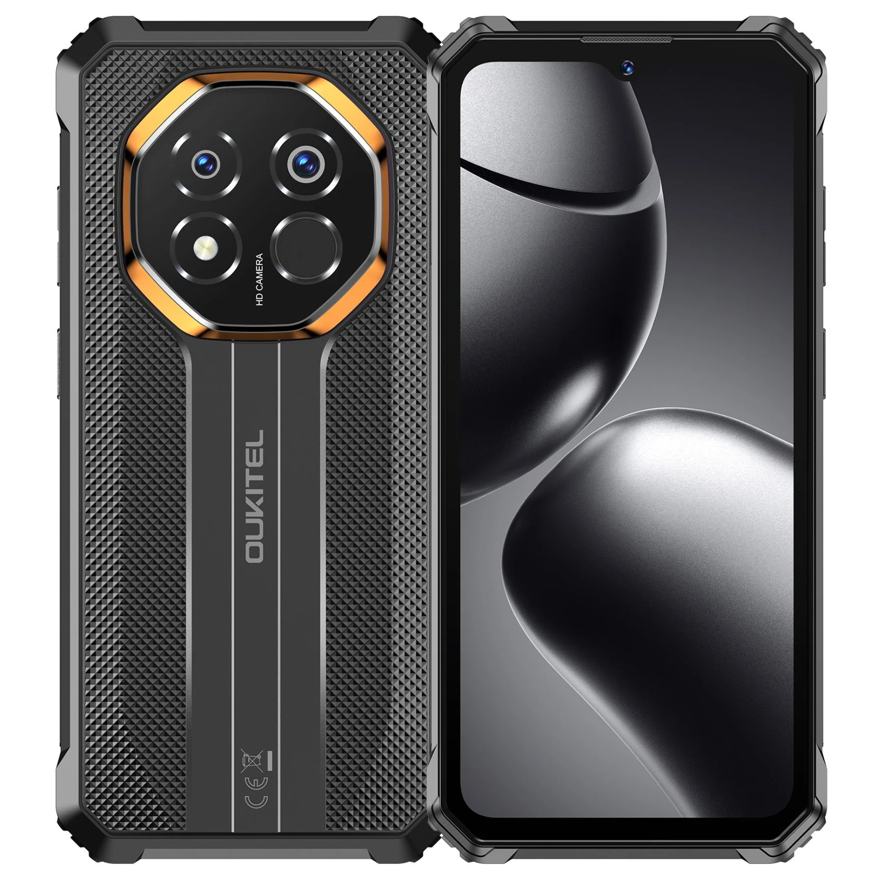 OUKITEL G7-EV 4G Rugged Phone 6.52'' HD+ Display 10,600mAh Big Battery 64MP Camera Android 16