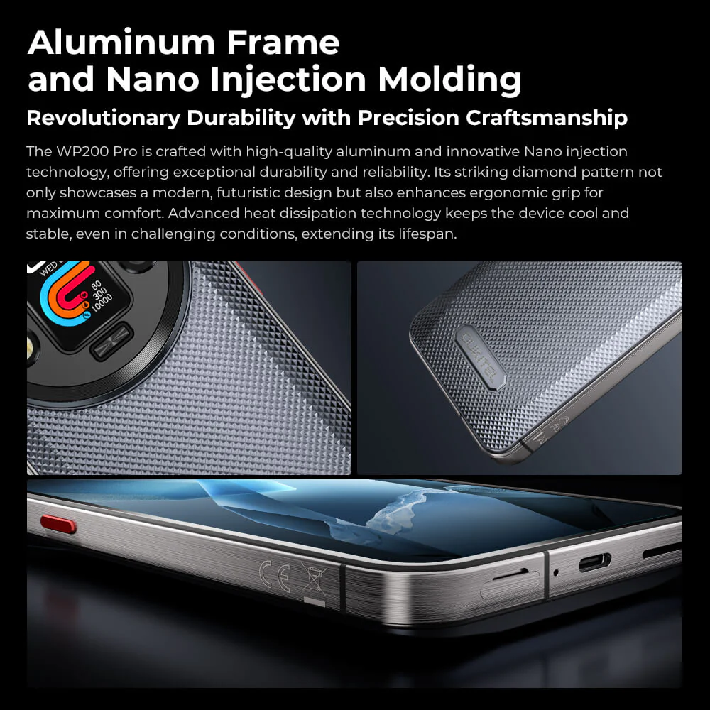 Oukitel WP200 Pro - World's First Modular Rugged Phone with a Detachable Earphone/SmartWatch, AI-enabled, 5G, 6.7'' AMOLED Display, 8800 mAh, Android 15 (24GB+ITB NFC) - Image 9