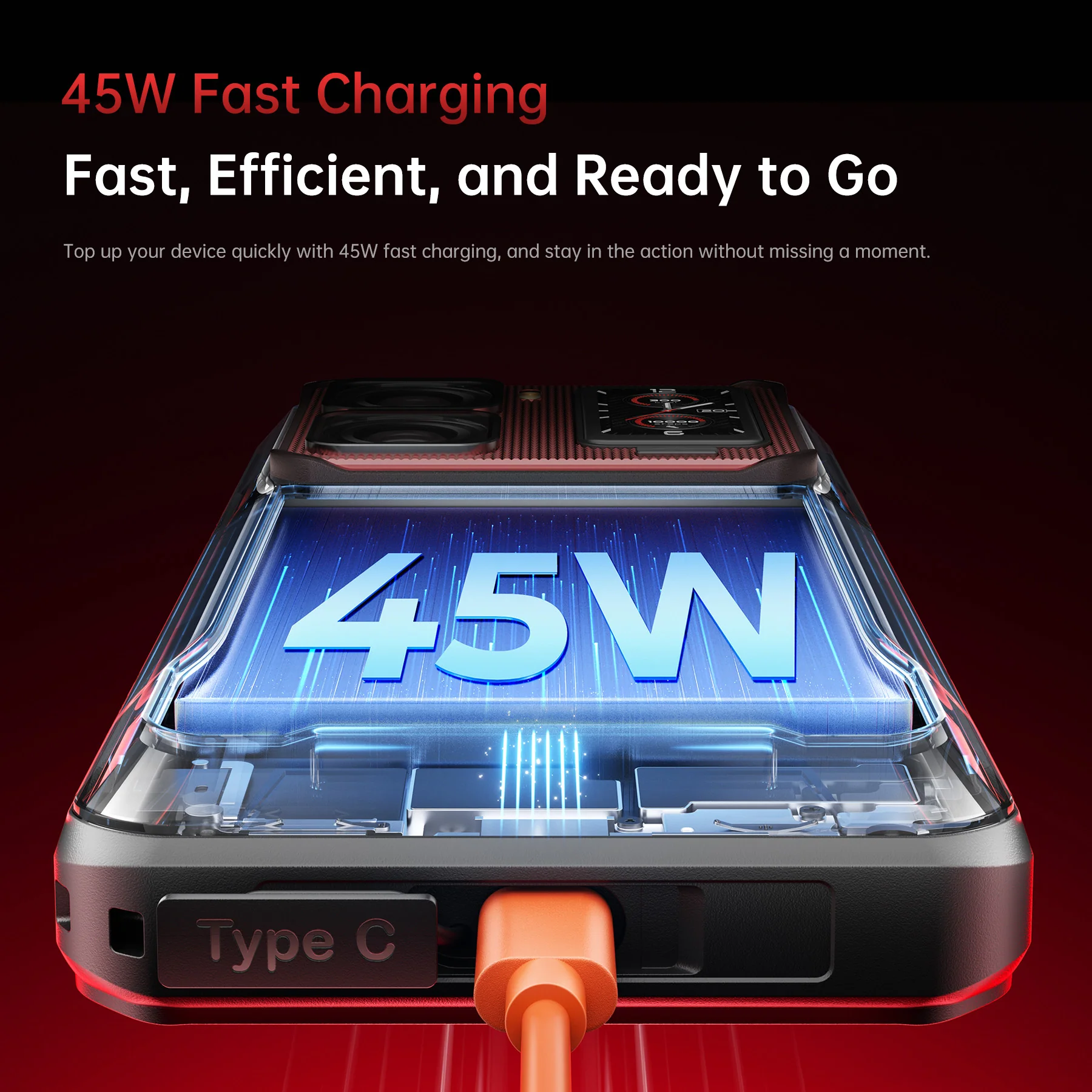 Oukitel WP300 5G Rugged Phone 6.8-inch 16000mAh Battery 108MP Android 15(12GB+512GB NFC) - Image 12