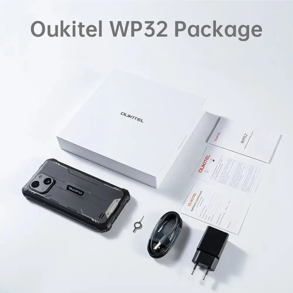OUKITEL WP32 Android 13 Outdoor Mobile Phone 12GB + 128GB (1TB Expandable) Rugged Smartphone - Image 8