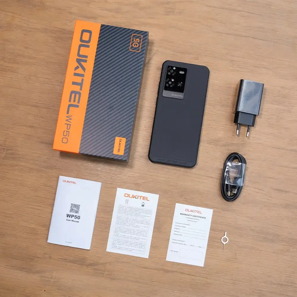 Oukitel WP50 5G Rugged Phone 6.6-inch 6500mAh Big Battery 48MP Camera Android 14(16GB+256GB NFC) - Image 14